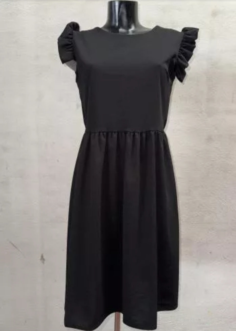 Ruffle dress Kyra black