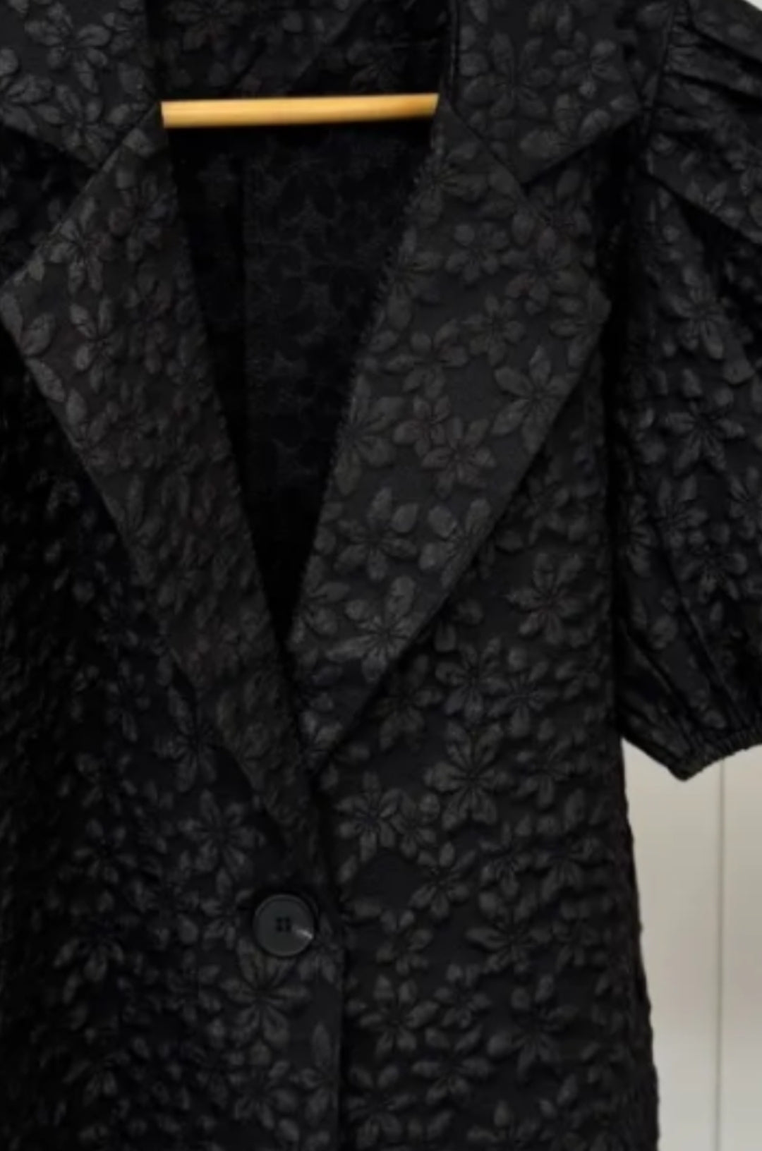 Mina spring blazer zwart