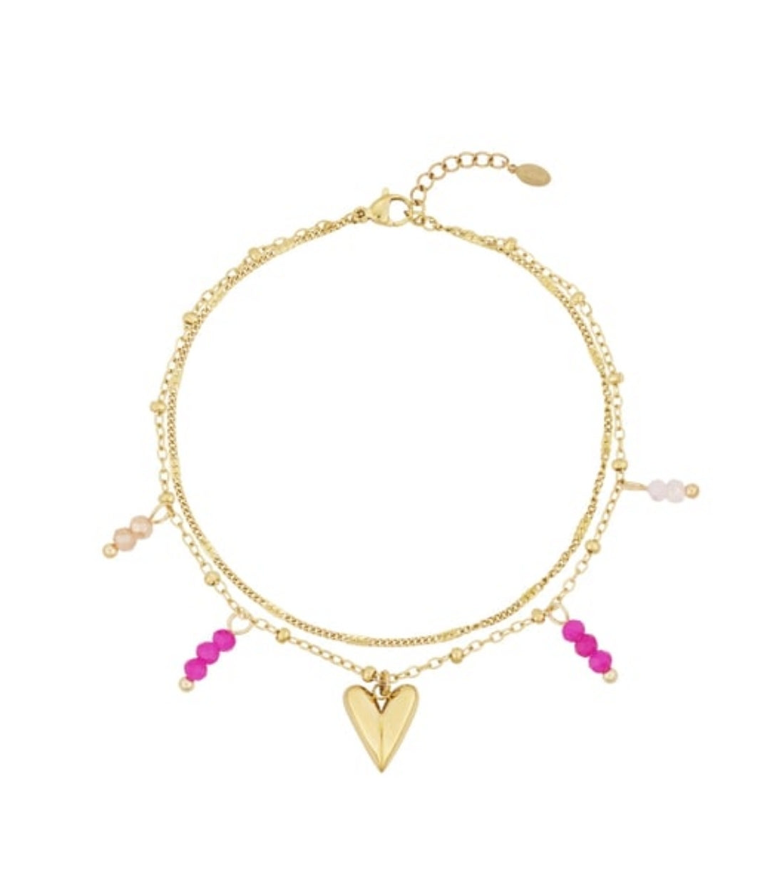 Dubbel love armband ♡