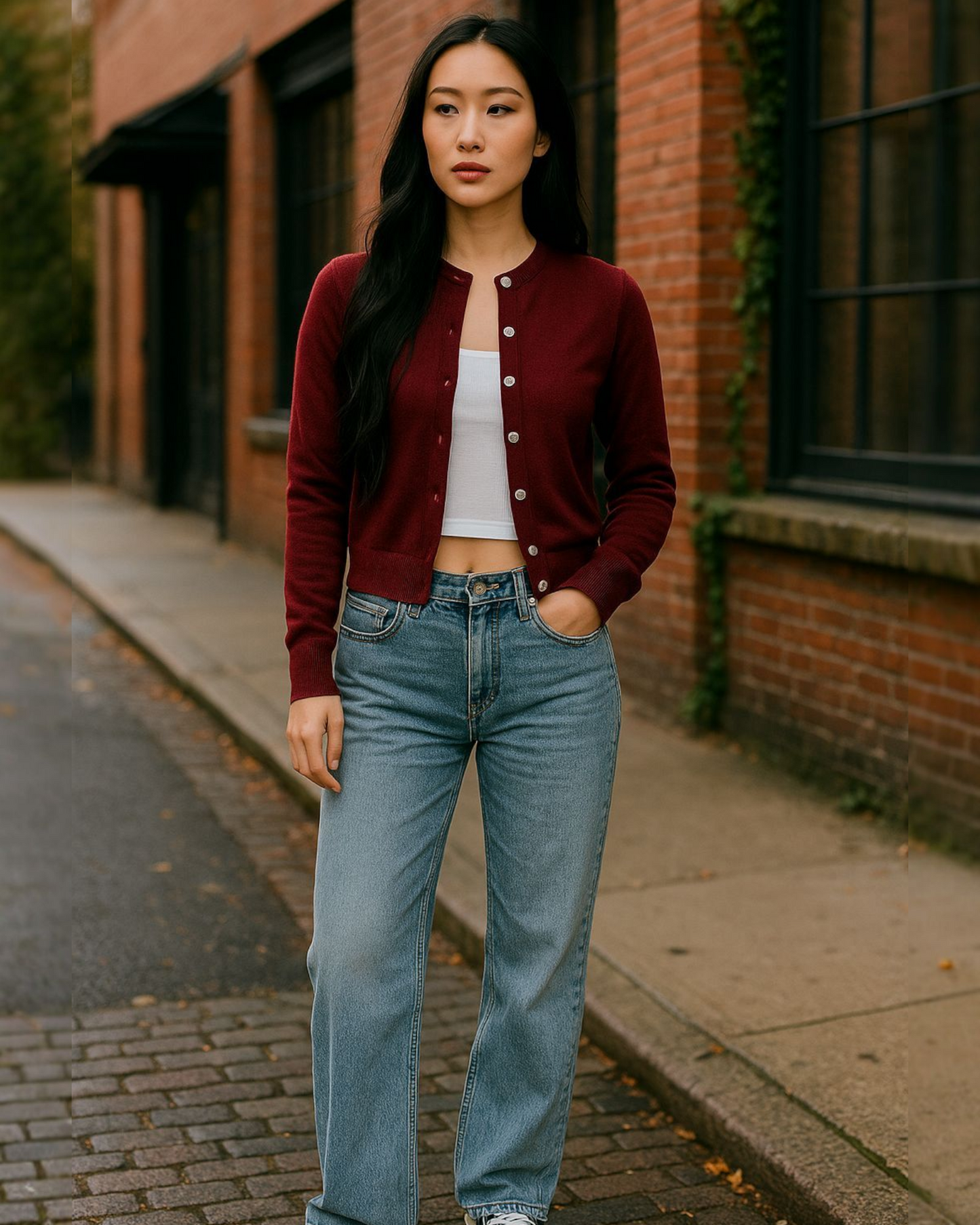 Cardigan ( vest) Bordeaux