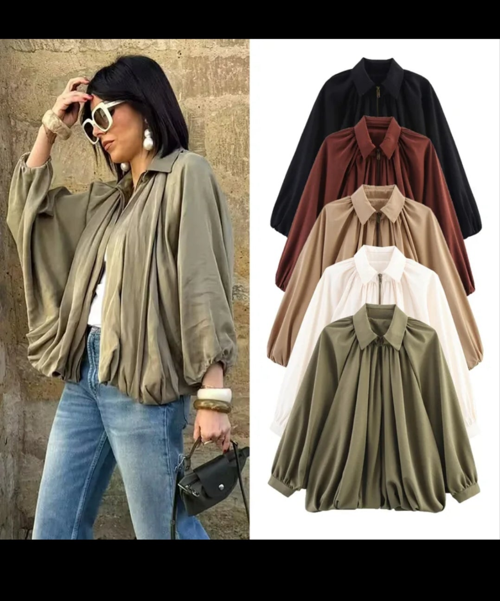 Batwing ballon jacket