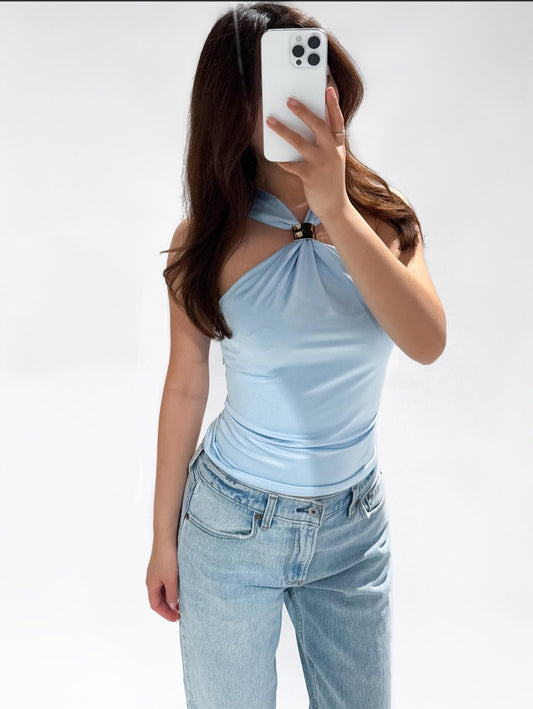 Fay top lichtblauw