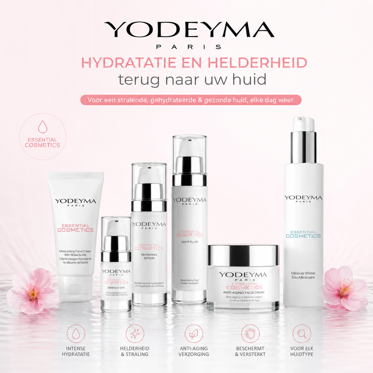 Yodeyma Essentials Skincare Complete Set | Complete Gezichtsverzorging