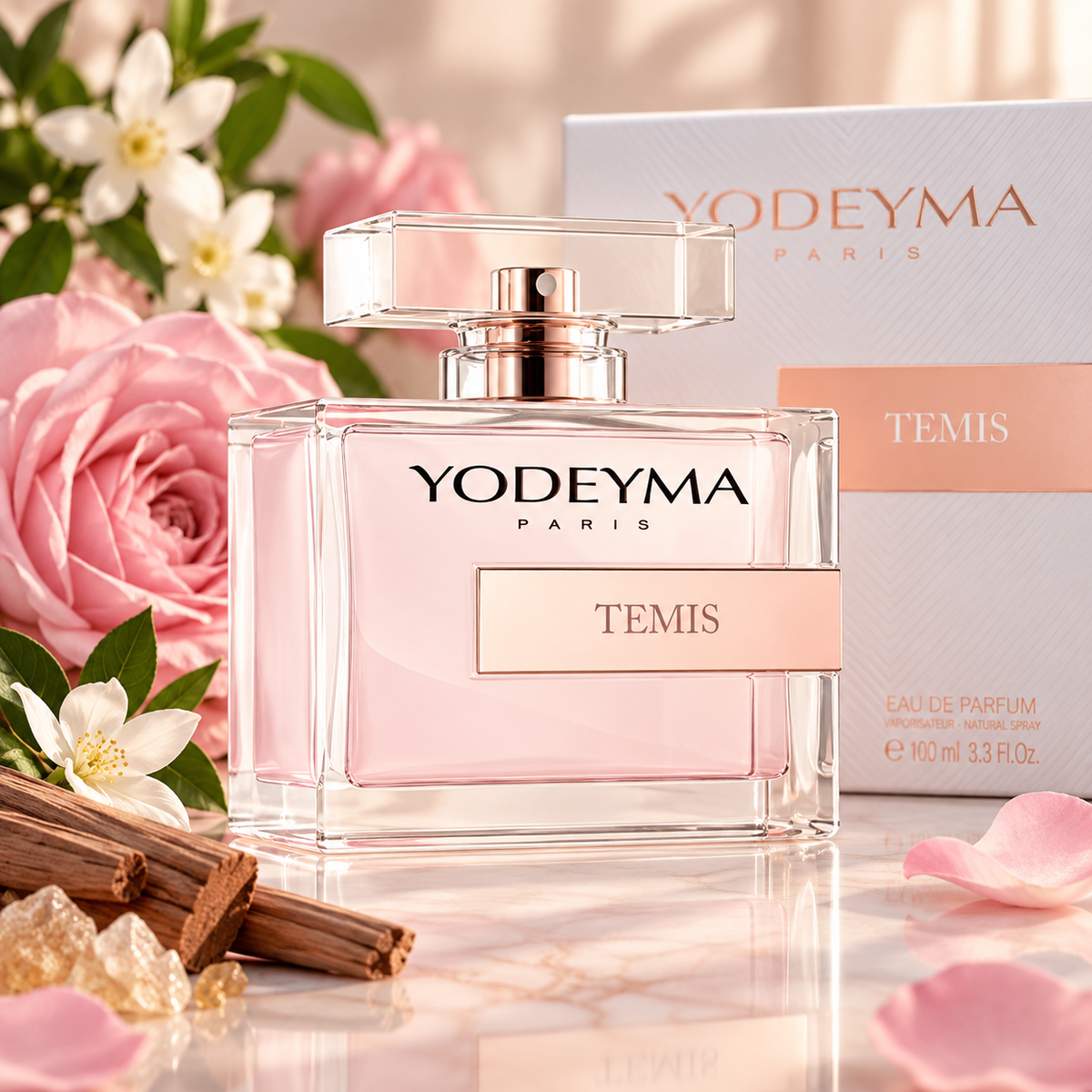Yodeyma Temis, geïnspireerd op Paco Rabanne Olympea