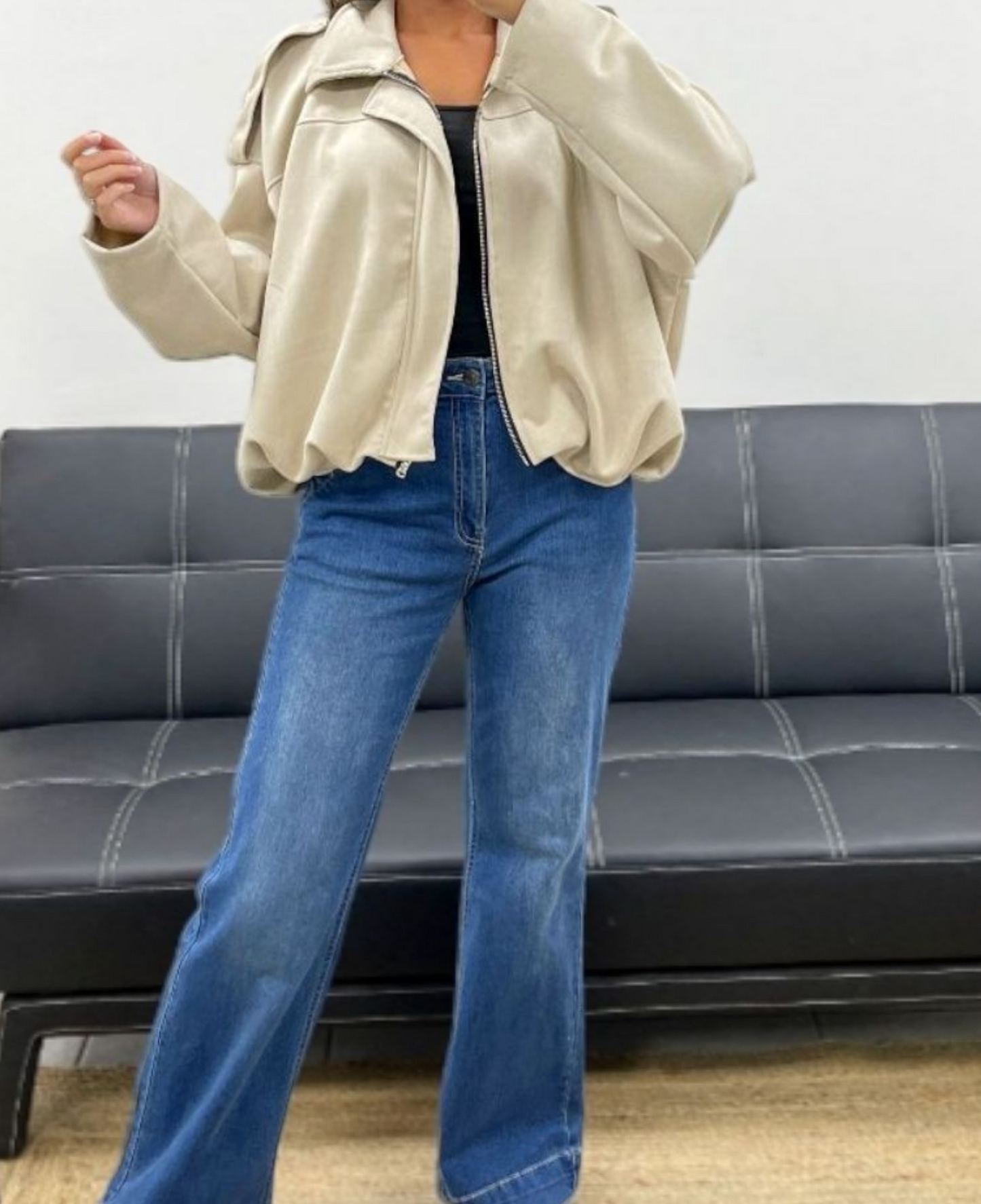 Suède jacket | beige