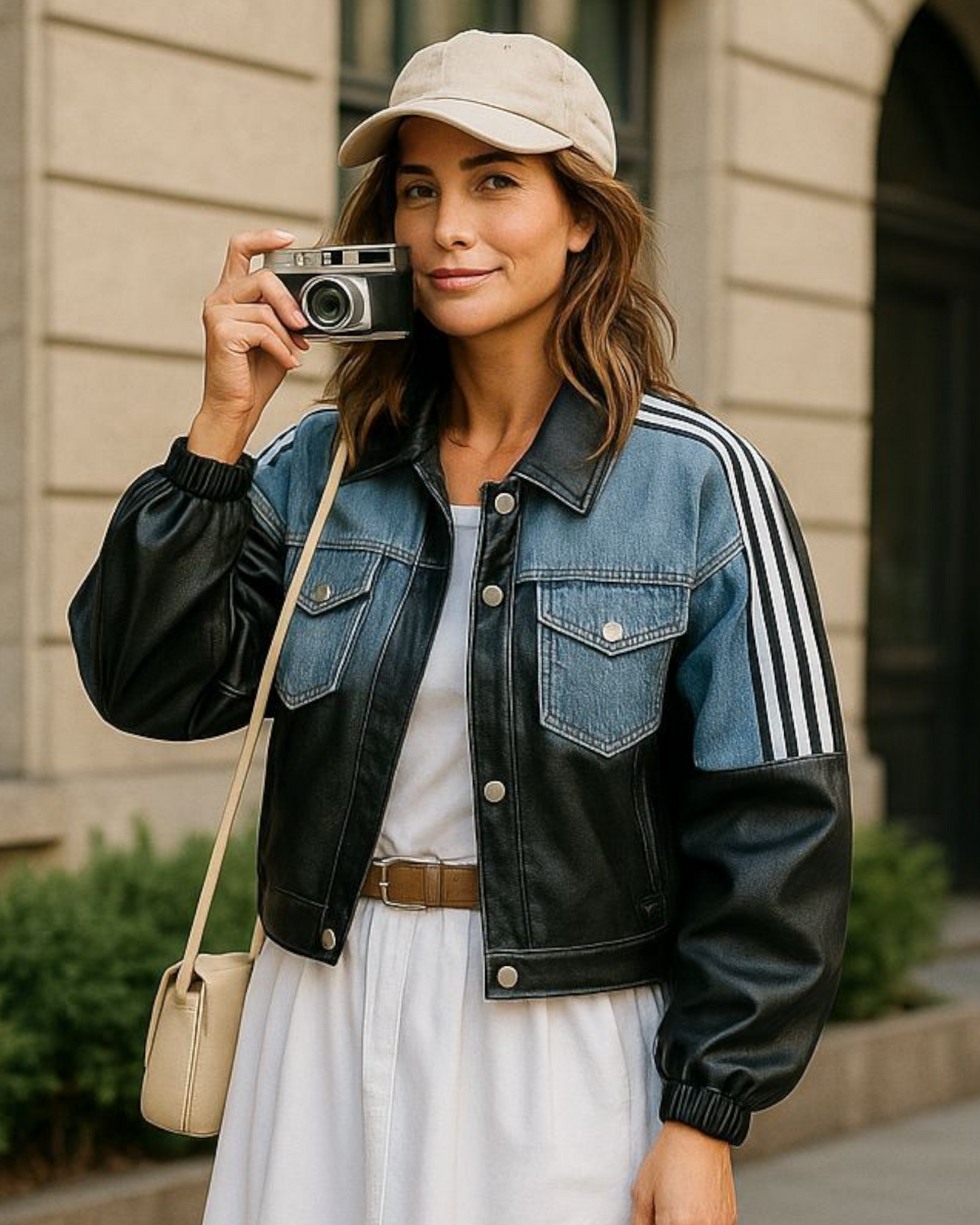 Paris jacket with denim