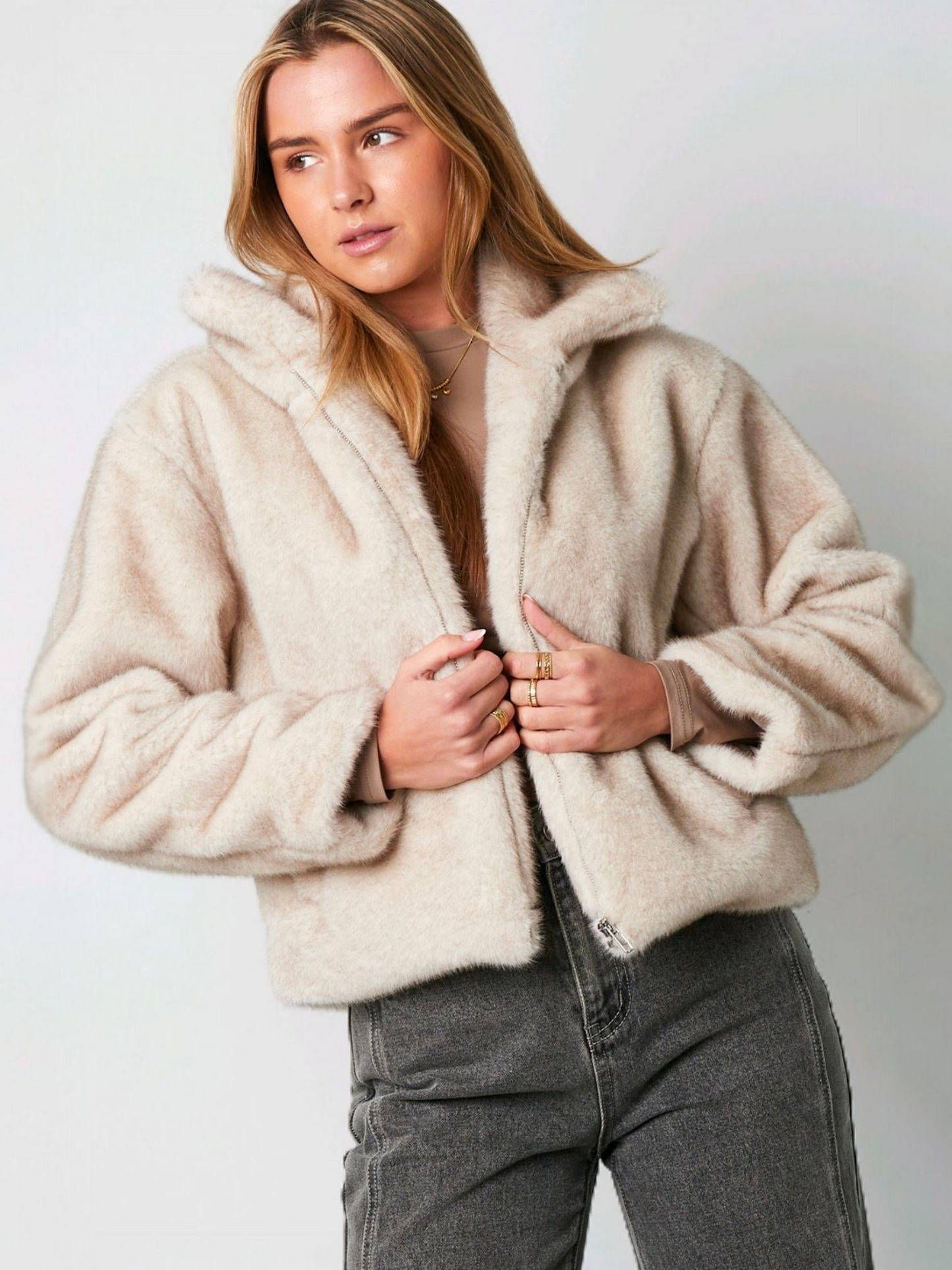 Fluffie teddy jacket