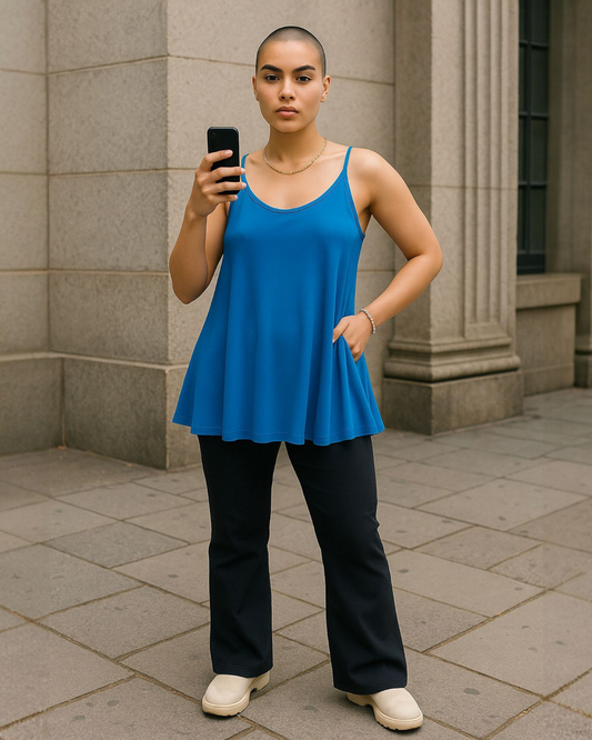 Singlet Eva lichtblauw