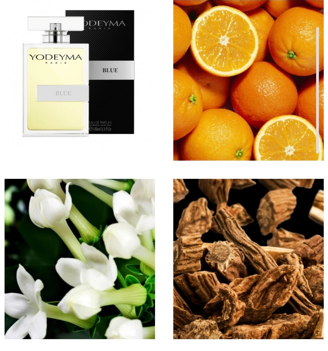 Yodeyma Blue 15 ml – Fris en houtachtig herenparfum