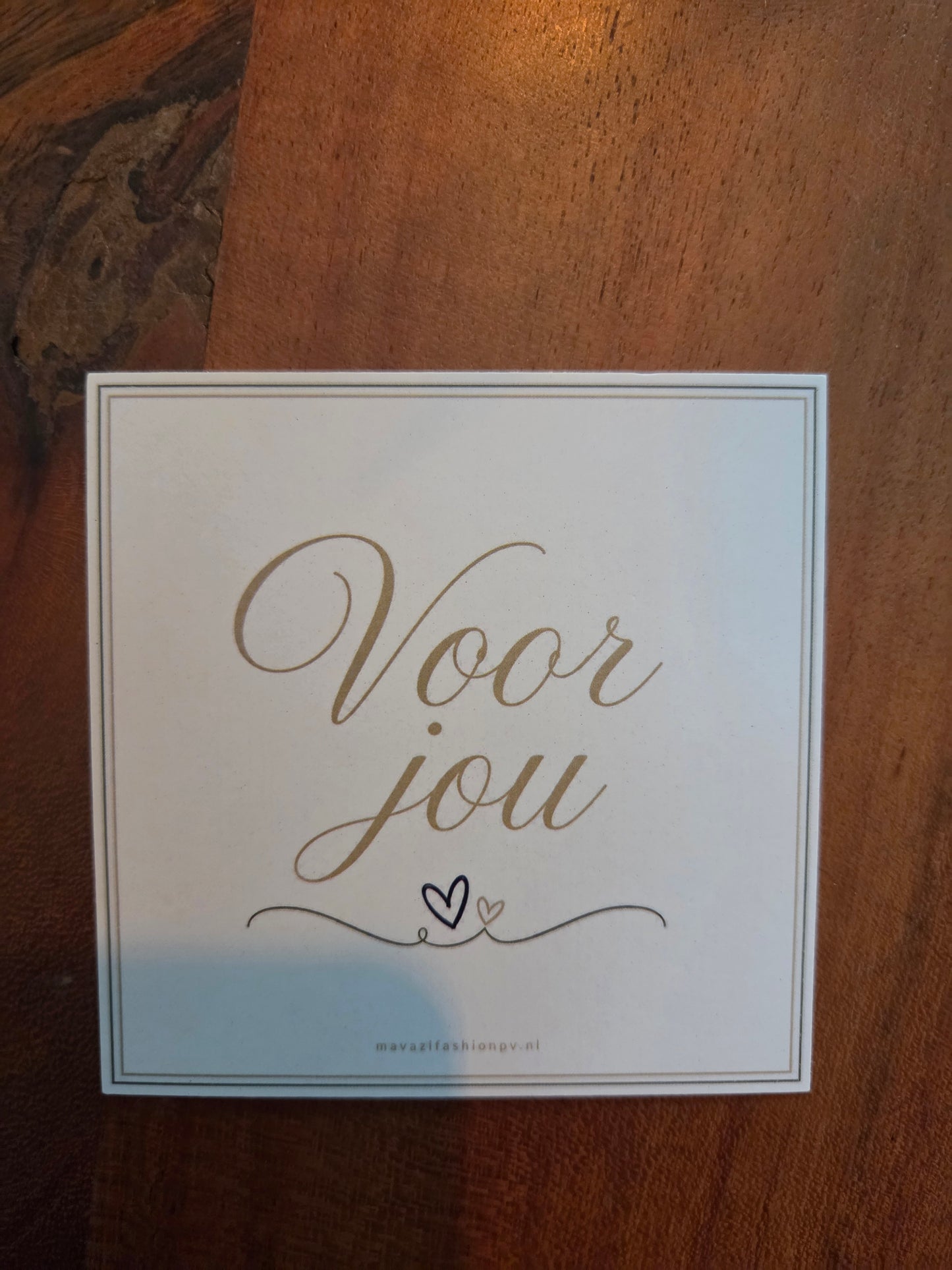 Cadeaukaartje – 10 × 10 cm
