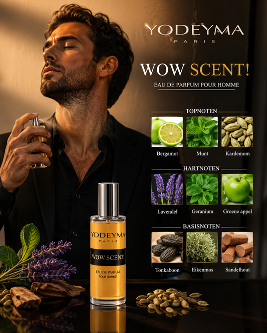 Yodeyma Wow Scent for Men Eau de Parfum – Krachtig, Modern en Onweerstaanbaar