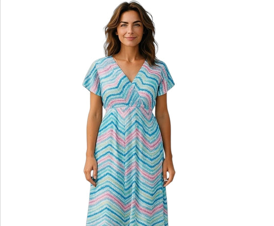 Ibiza jurk blauw