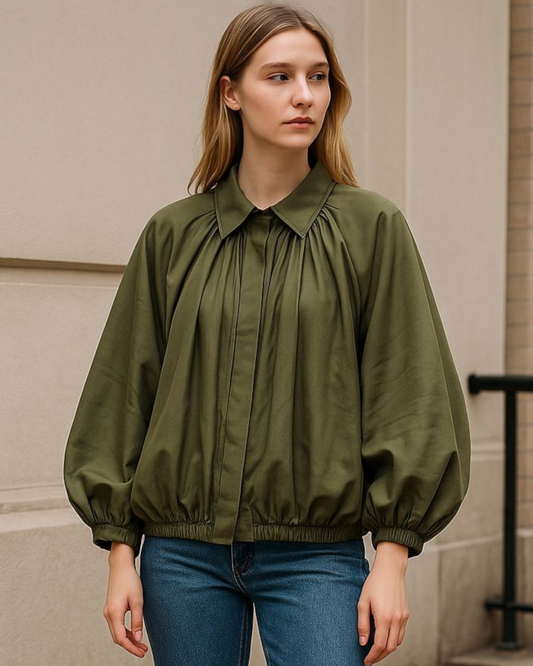 Batwing ballon jacket