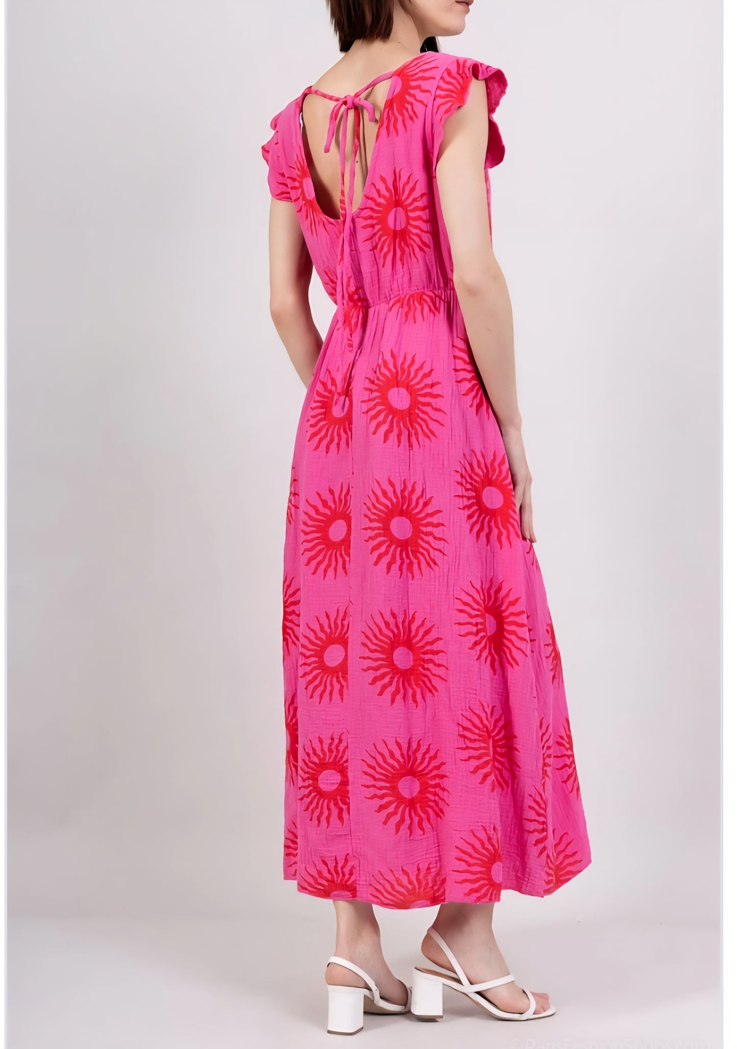 Solar dress fuschia