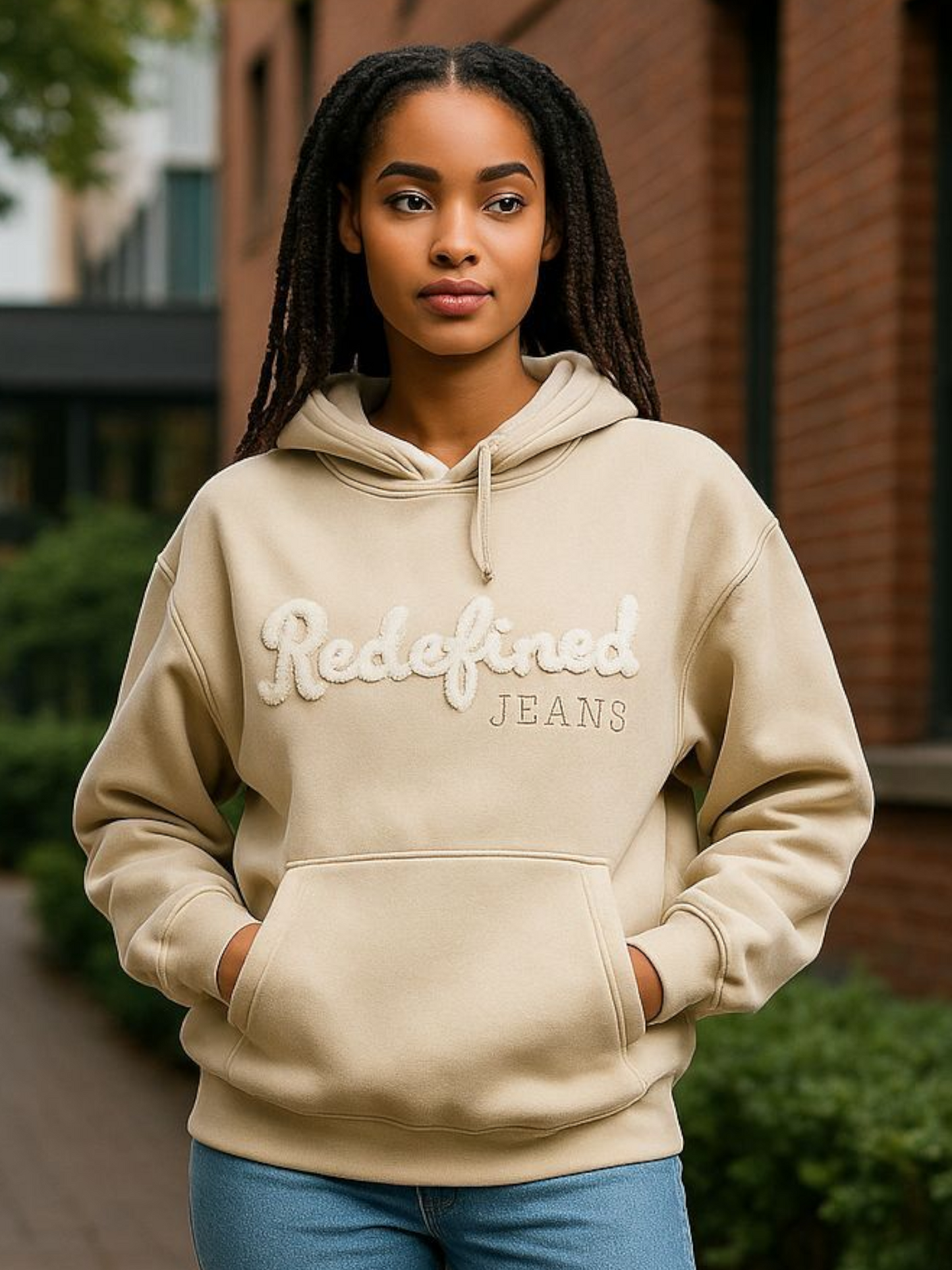 Redefined hoody beige