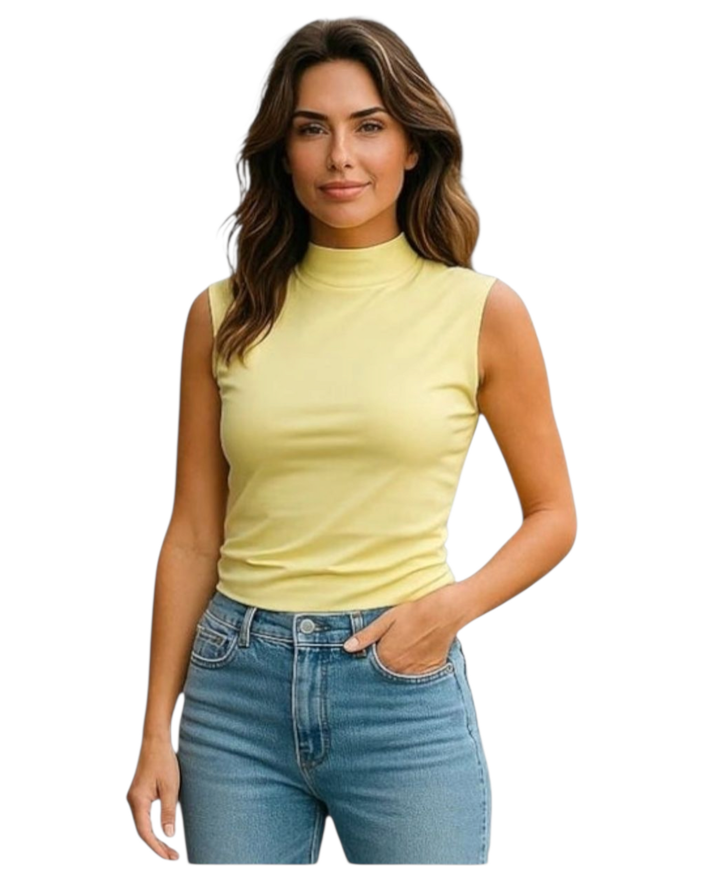 Butter yellow top