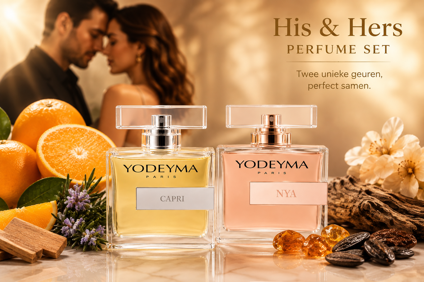 Yodeyma His & Hers Parfumset – Nya & Capri