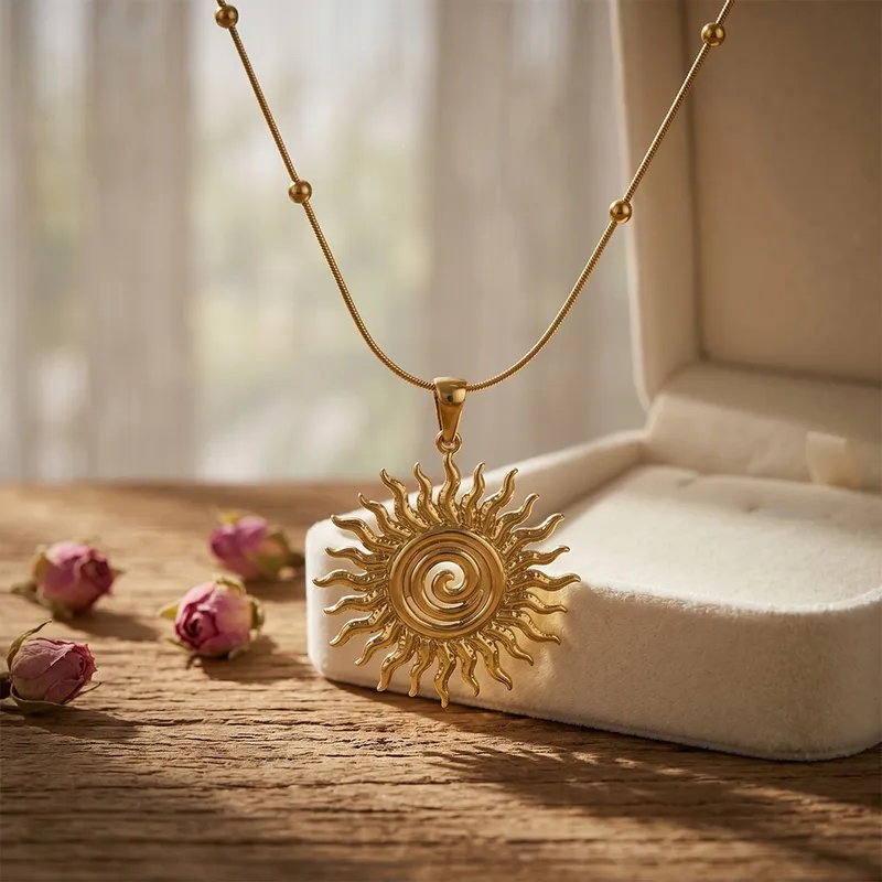 Zonneketting Roestvrij Staal – Goudkleurig