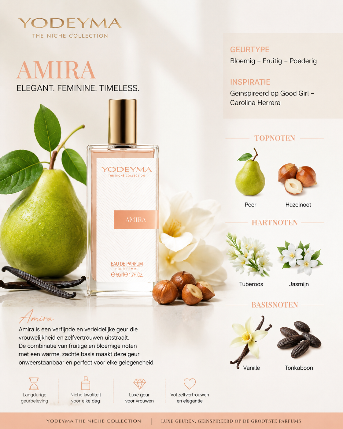 Amira – Yodeyma Eau de Parfum | Oosterse Damesgeur