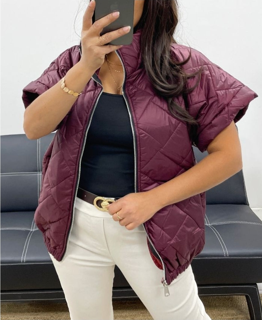 Bodywarmer bordeaux