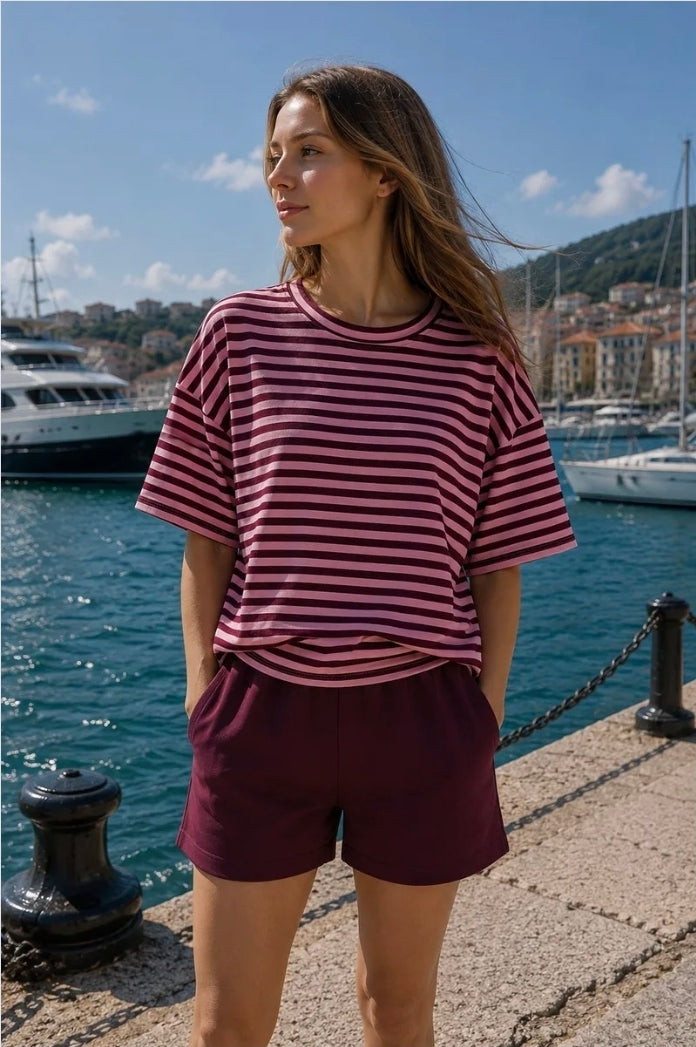 Gestreepte Zomerset – 4 Kleuren  pre-order 24-06
