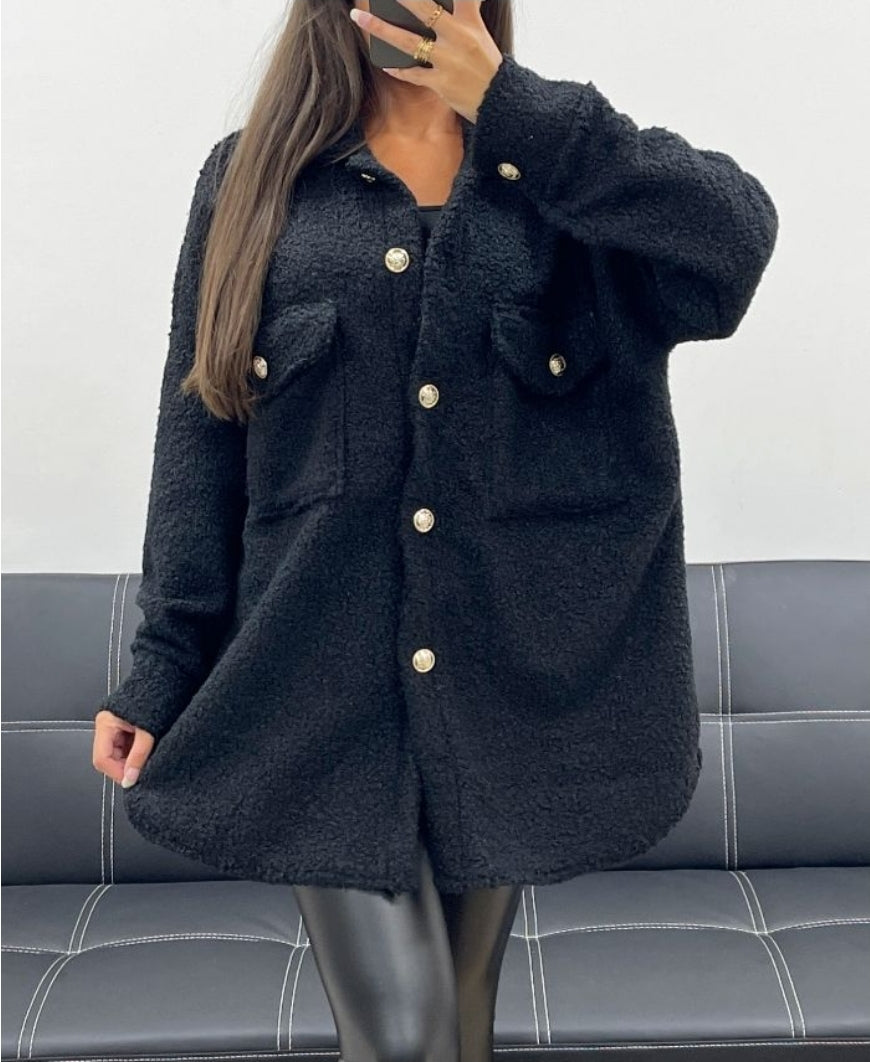 Oversized vest/ tussenjas teddy