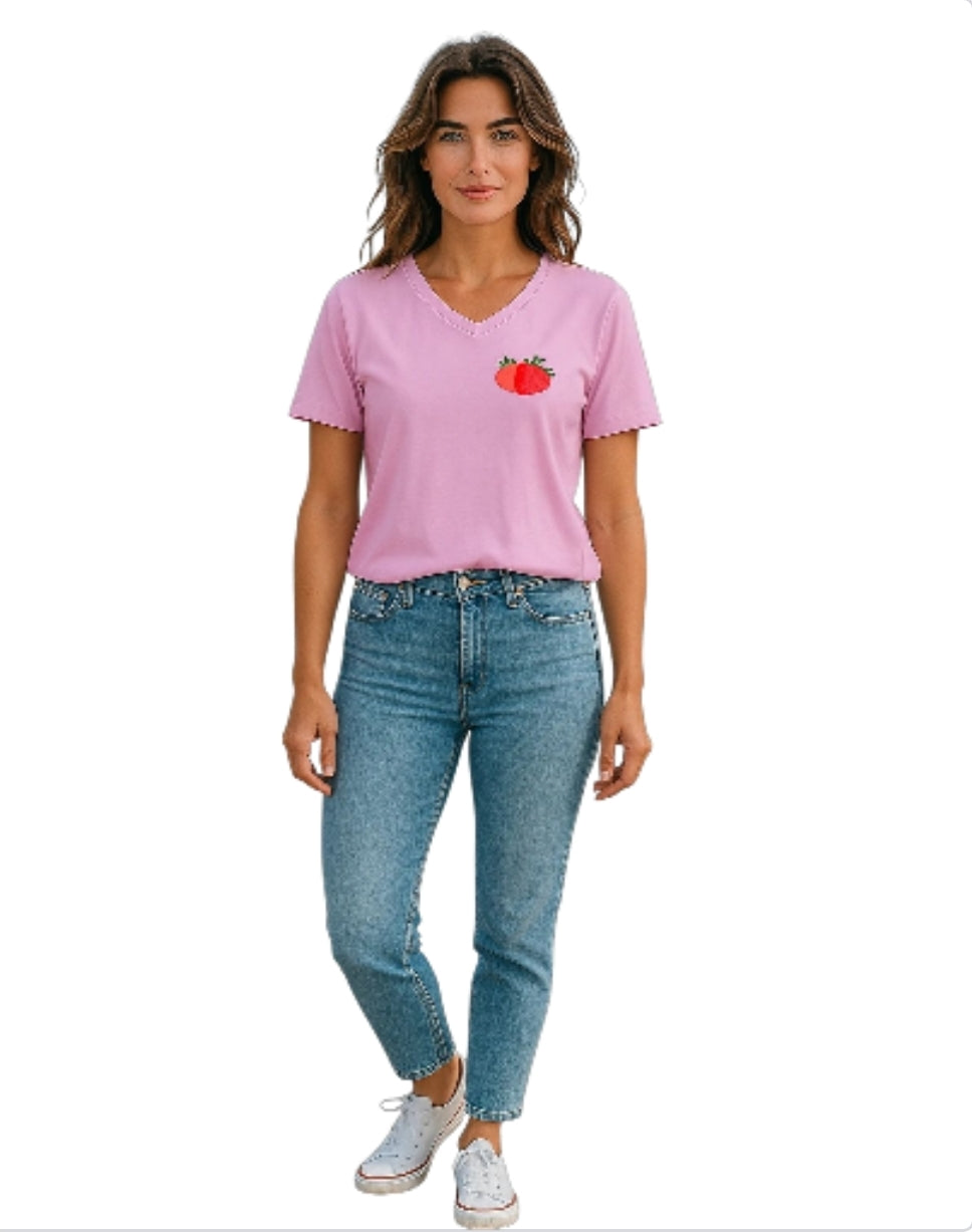 Strawberry tee