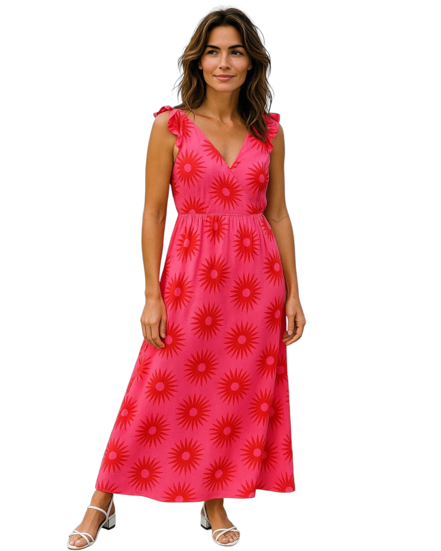 Solar dress fuschia