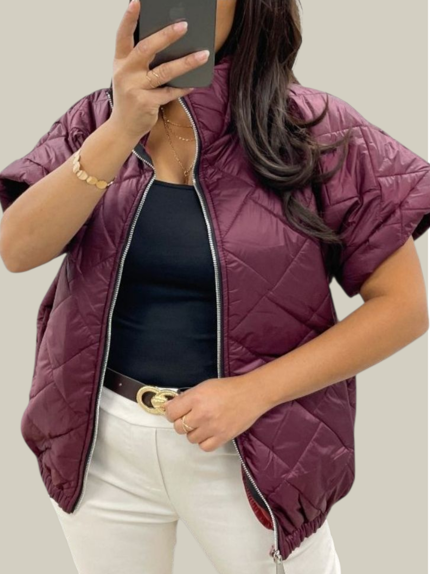Bodywarmer bordeaux